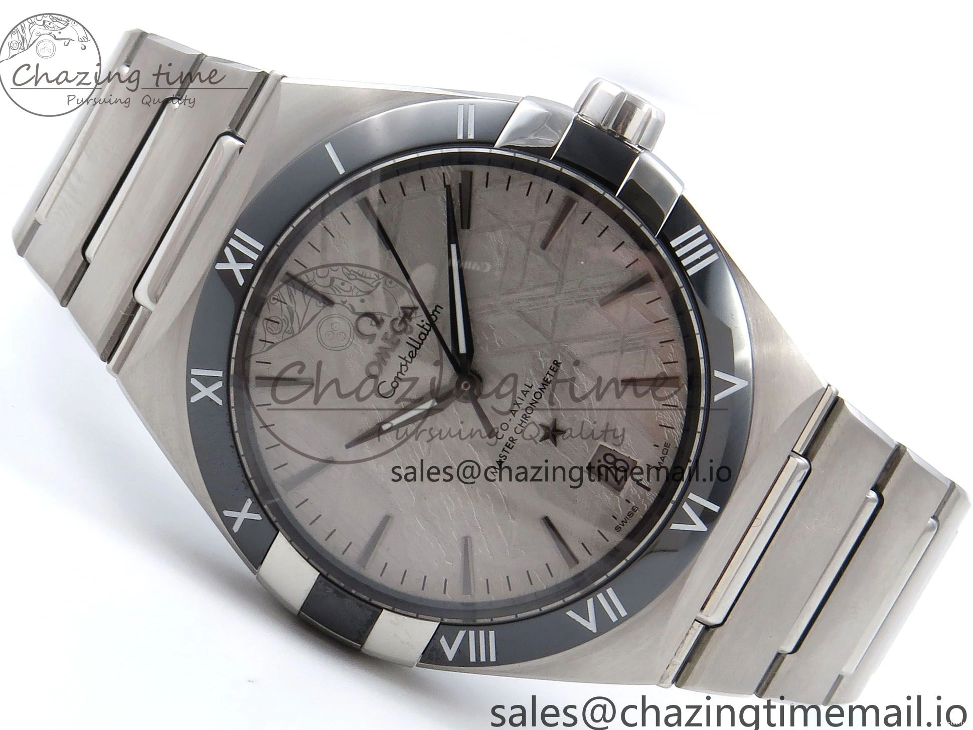 0116 Constellation 41mm SS ASWF 1:1 Best Edition Gray Dial on SS Bracelet A Breathable 7696